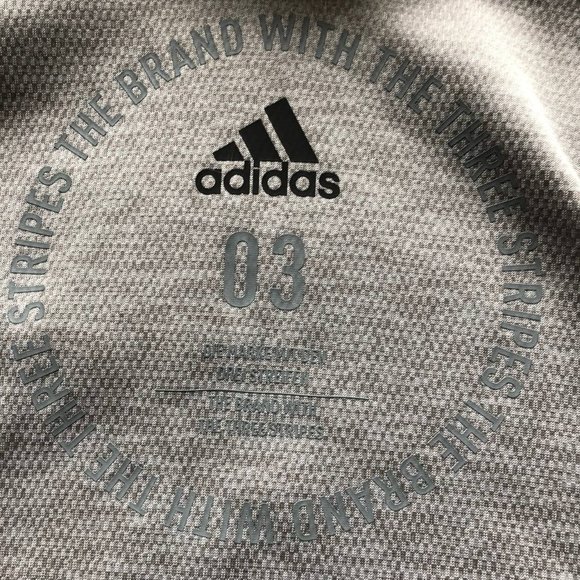 Adidas Hoodie 03  Hooded Sweatshirt  Grey Long Sleeve Men’s Size L - Picture 10 of 16